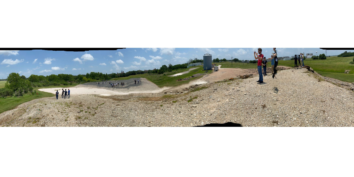 Panoramic Shot of Rocky Hill