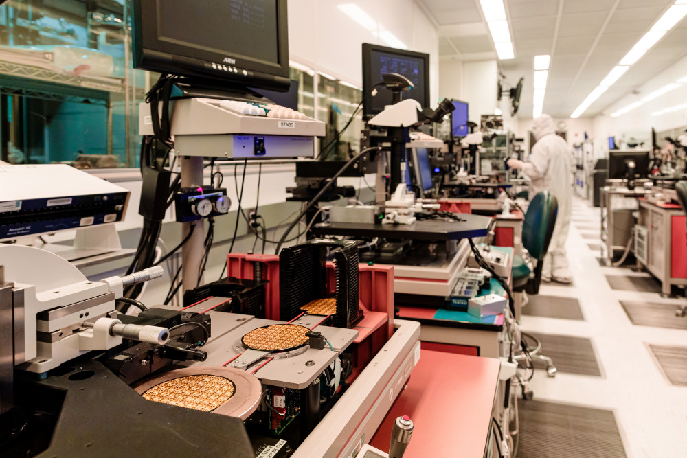 lab-1 Rows of Computers and Research Equipment in the Lab