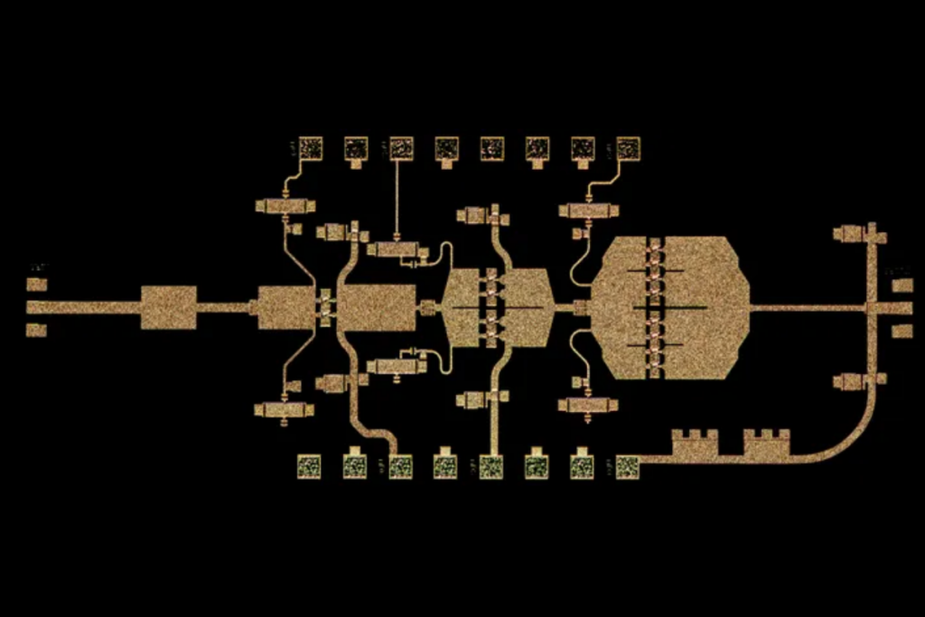 Northrop Grumman high-frequency Gallium Nitride chip