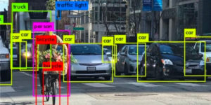 AI Model Capturing Cars and Bycicles
