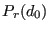 $P_r(d_0)$