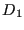\ensuremath{D_{1}}