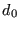 $d_0$