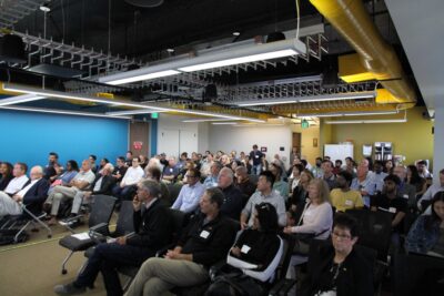 Guests at the AI Index panel