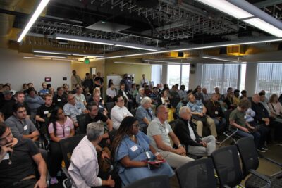 Guests at the AI Index panel