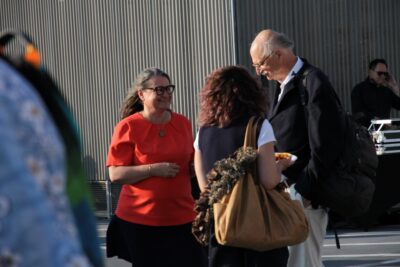 Guests enjoying the party