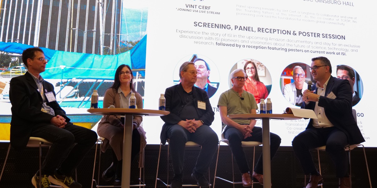 Photograph of panelists